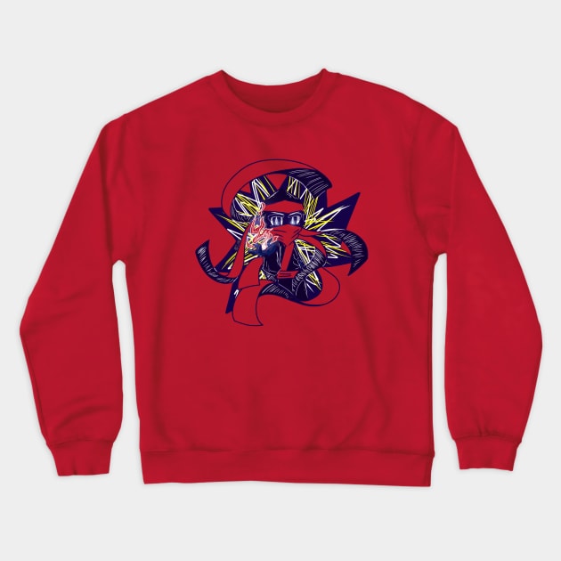 Elemental Ninja Crewneck Sweatshirt by AbitMega